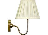 Relaxdays Lampada Da Parete Antica Con Paralume In Tessuto