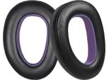 Inf Cuscinetti Di Ricambio In Pelle Finta Per Cuffie Epos H3 E H3Pro Hybrid - Nero Viola, 2 Pezzi