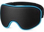 Inf Mascherina Notte 3D Sagomata Blu - Blocca Luce E Confortevole