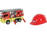 Bruder, Man Tga Vigili Del Fuoco Con Scala Girevole E Mod Light+Sound, 1760