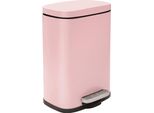 Cestino Per Cosmetici Spirella Da 5 Litri In Acciaio Inox Con Chiusura Ammortizzata E Cestino Interno "Akira"" Cestino Per Bagno Cestino Per Rifiuti A Chiusura Ammortizzata Rosa"