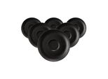 Seltmann Weiden Kombiuntertassen Liberty Velvet Black ø 16,1 Cm 6Er Set
