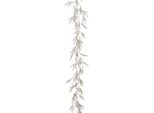 Winterliche Kunstpflanze Creativ Green "Weihnachtsdeko, Weihnachtsgirlande", Silber (Silberfarben), B:12Cm H:7Cm L:180Cm, Kunststoff, Kunstpflanzen, Weihnachtsgirlande, Girlande, Silberfarbenfarbene Optik