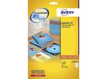 Etichette Avery Per Cd/Dvd Bianche 151 X 118 Mm