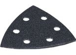 Makita 10 Pezzi Carta Abrasiva Deltoid, 94 Mm, K1.200 K1200 - 94 X 94 X 94 Mm - Nero - 10 Pezzi - Pietra / Vetro