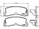 Set Di Pastiglie Freno, Disco Freno Posteriore Hella Per Holden Lexus Toyota