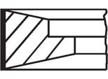 Mahle 061 77 N0 Set Di Fasce Elastiche Per Scania 3 - Serie 3 - Serie Bus 4 - Serie 4 - Serie Bus F - Serie G I