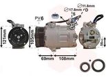 Van Wezel 3700K438 - Compressore Aria Condizionata Oe 13124751 Per Astra H, Astra (A04), Zafira B