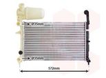 Van Wezel 17002101 Radiatore Acqua Radiatore Motore Per Fiat Tipo (160) Tempra (159) Tempra S.W. (159) Per Lancia Dedra (835)