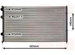 Van Wezel 58002115 Radiatore Acqua Radiatore Motore Per Vw Golf Iii (1H1) Caddy Ii Furgone (9K9A) Vento (1H2) Polo Classic (6V2) Polo Variant (6V5)