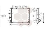 Van Wezel 43002215 - Radiatore Oe 7700304932, Raffreddamento Motore Per Kangoo (Kc), Kangoo (Fc)