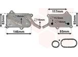 Van Wezel 30003555 Olio Motore Raffreddatore Adatto Per MERCEDES-BENZ Classe E Berlina (W211) Classe C Berlina (W203) Classe E Estate (S211) Vito Bus