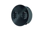 Bachmann Twist 2S - Presa Multipla - Connessioni Di Uscita: 2 - Cavo Da 2 M - Germania - Nero, Ral 9005