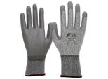 10 Paia Di Guanti As Antitaglio Nitras Cut 5, Taglia Xl, Grigio 6605/XL