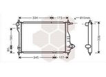 Van Wezel 81002075 - Oe 96591475 Radiatore, Raffreddamento Motore Per Matiz (M200, M250), Spark (M200, M250)