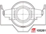 Febi Bilstein Cuscinetto Di Disinnesto Per Volvo 8700 105261