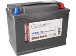 Q-Batteries 12GEL-70 Batteria Da Trazione 12V 70Ah (5H), 75Ah (20H) Batteria Al Gel Vrla Senza Manutenzione