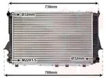 Van Wezel 03002083 - Oe 4A0121251L Radiatore, Raffreddamento Motore Per A6 (4A)
