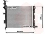 Van Wezel 83002189 Radiatore Radiatore Acqua Radiatore Motore Per Kia Picanto (Ta)