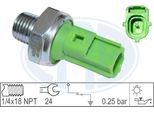 Era 330029 Pressostato Olio Oe 1116647 Compatibile Con B-Max, C-Max, Ecosport, Fiesta, Focus, Galaxy, Ka, Kuga, Maverick, Mondeo, S-Max, Tourneo, Transit, Xe, Xj, Freelander, Evoque, Range Rover, 3, 5, 6, CX-7, Mpv, MX-5, Tribute, C30, S40, S60, S80, V40, V50, V60, V70, XC60