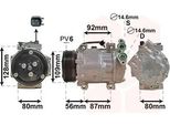 Van Wezel 5901K704 Condizionatore D'aria Compressore Climatizzatore Per Volvo V50 (545) C30 (533) S40 Ii (544)