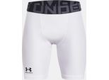 Under Armour Heatgear Armour Shorts Jungen 100 - Bianco/Nero S (104-112 Cm)