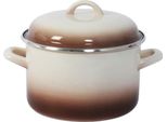 Pentola + Coperchio Diametro 24Cm 6,75L Capuccino