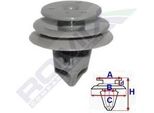Romix Clip Trim / Modanatura Di Protezione C60552 Rivestimento Interno 9Mm 18Mm