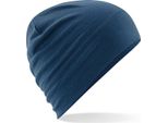 Beechfield B370 | Merino Beanie Lana - Colore: Blu Acciaio - Taglia: Unica