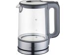 Bollitore Elettrico In Vetro Con Luce Interna 1,7L Base A 360 Gradi Spegnimento Automatico Filtro Anticalcare Indicatore Del Livello Dell'acqua 220-240V, ~50Hz, 2200W