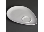 Piatto Snack Olympia Whiteware 24 Cm (12 Pezzi)