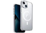 Uniq Etui Combat Iphone 14 Plus / 15Plus 6,7 Magclick Charging PrzeźRoczysty/Dove Satin Clear