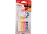 Candela Di Compleanno 6X0,5Cm (24 Candele, 12 Punte) My Party - Mix Di Varianti O Colori