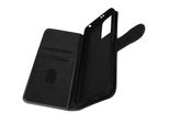 Avizar, Custodia Redmi Note 12 5G Chesterfield In Pelle Fiore Con Supporto, Nera