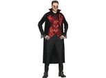 Guirca Costume Da Vampiro Uomo Rosso L Rosso L