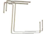 Portacassette Da Balcone 17X10,5-20Cm Regolabile In Metallo (2Pz)