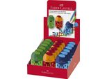 Faber-Castell 183517 FABER-CASTELL Two Tone Temperino Doppio, In Esposizione