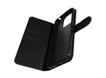 Avizar, Custodia Redmi 12C Chesterfield In Pelle Fiore Con Supporto, Nera