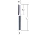 Fresa Per Scanalature Makita A Tagliente Singolo Da 6 Mm D-47400