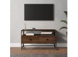 Maison Exclusive - Mobile Tv Effetto Rovere Marrone 80X35X45 Cm Materiale Ligneo