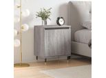 Maison Exclusive - Comodino Grigio Sonoma 40X30X50 Cm Materiale Ligneo