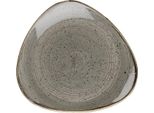 Churchill Stonecast Peppercorn Grey Teller Flach, Triangle, ø: 311 Mm