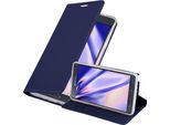 Cadorabo Custodia Per Cellulare Per Samsung Galaxy Note 4 Custodia Protettiva In Blu Cover Etui Book Case Booklet