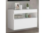 Maison Exclusive - Mobile Tv Con Luci Led Bianco 60X30X40 Cm