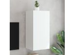 Maison Exclusive - Mobile Tv Con Luci Led Bianco 40,5X35X80 Cm