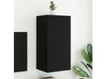 Maison Exclusive - Mobile Tv Con Luci Led Nero 40,5X35X80 Cm
