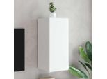 Maison Exclusive - Mobile Tv Con Luci Led Bianco 30,5X35X70 Cm