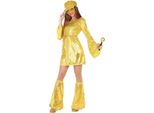 Atosa Costume Da Discoteca Donna Giallo 2XL Giallo 2XL