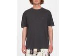 Volcom Solid Stone Emb T-Shirt A Maniche Corte Nero M Uomo Nero M
