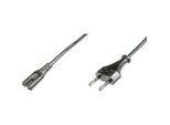 EuropäIsches Netzanschlusskabel Schwarz, 1,80 Meter, Euro-Stecker